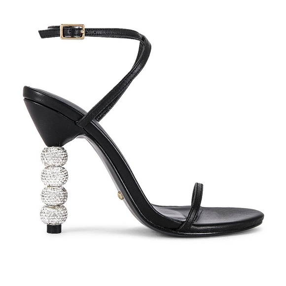 CLOSET CLOSING Revolve Raye Ax Heel in Black Sz 7 - Picture 1 of 4